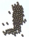100 2mm Brass Oxide Round Metal Beads